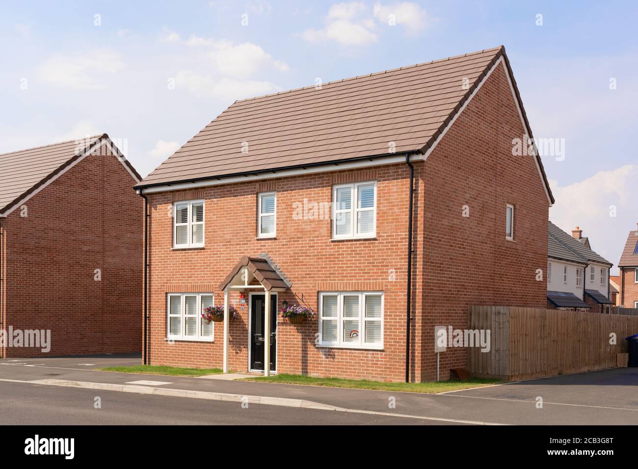 New build home in the new Stortford Fields housing estate development