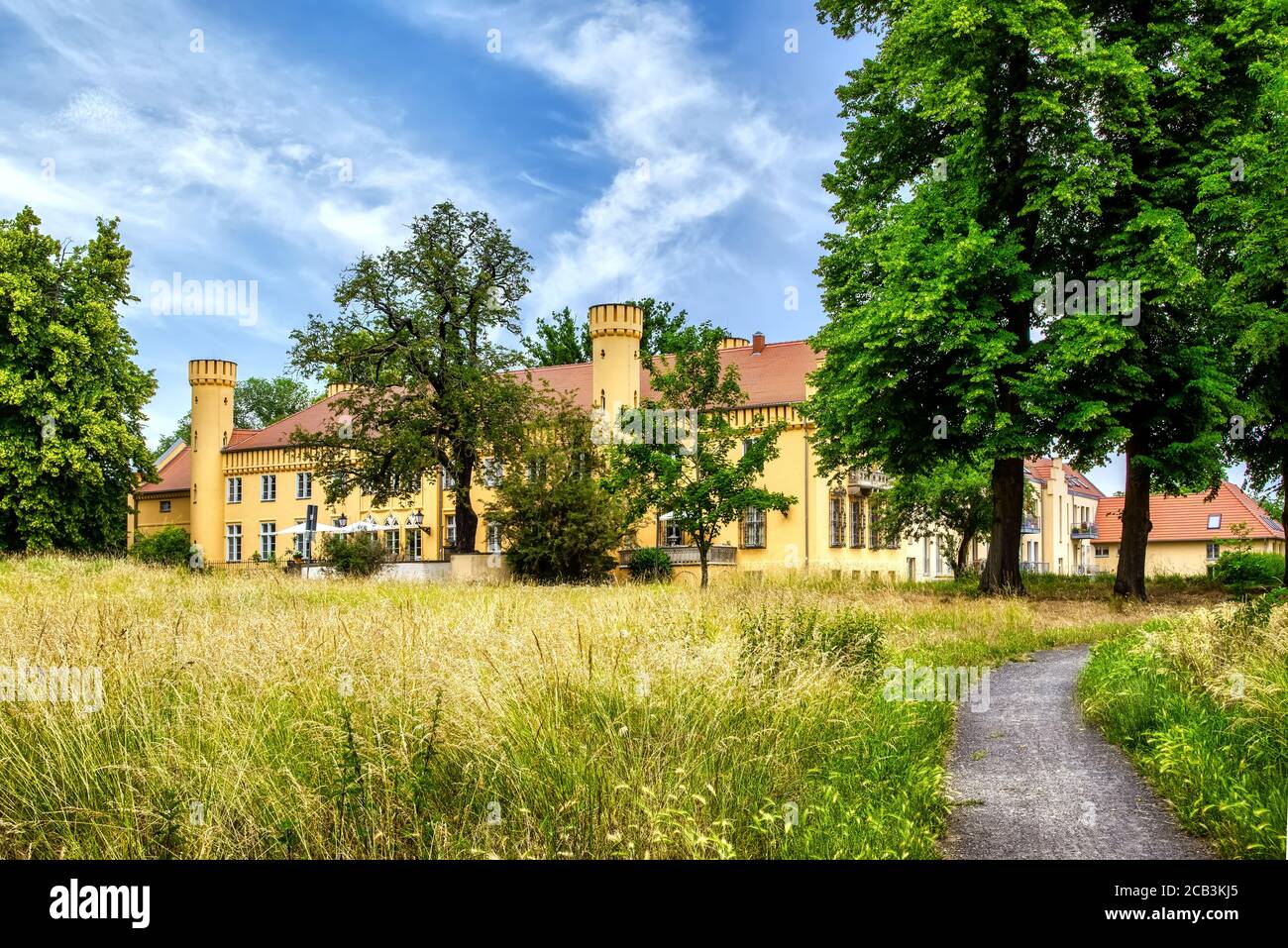 Castle Petzow near Werder, Potsdam Stock Photo