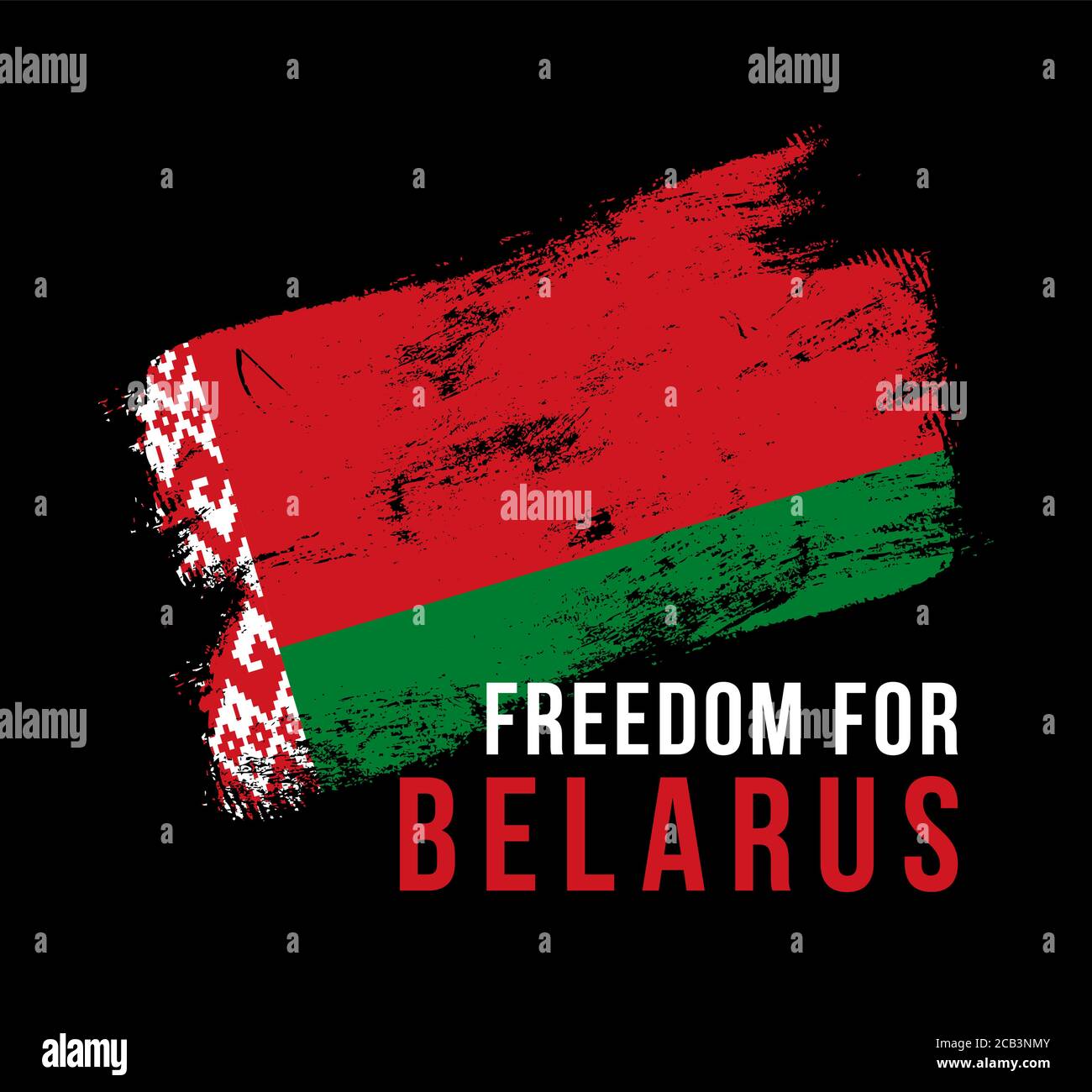 Belarusian traditional white red white flag hi-res stock photography ...