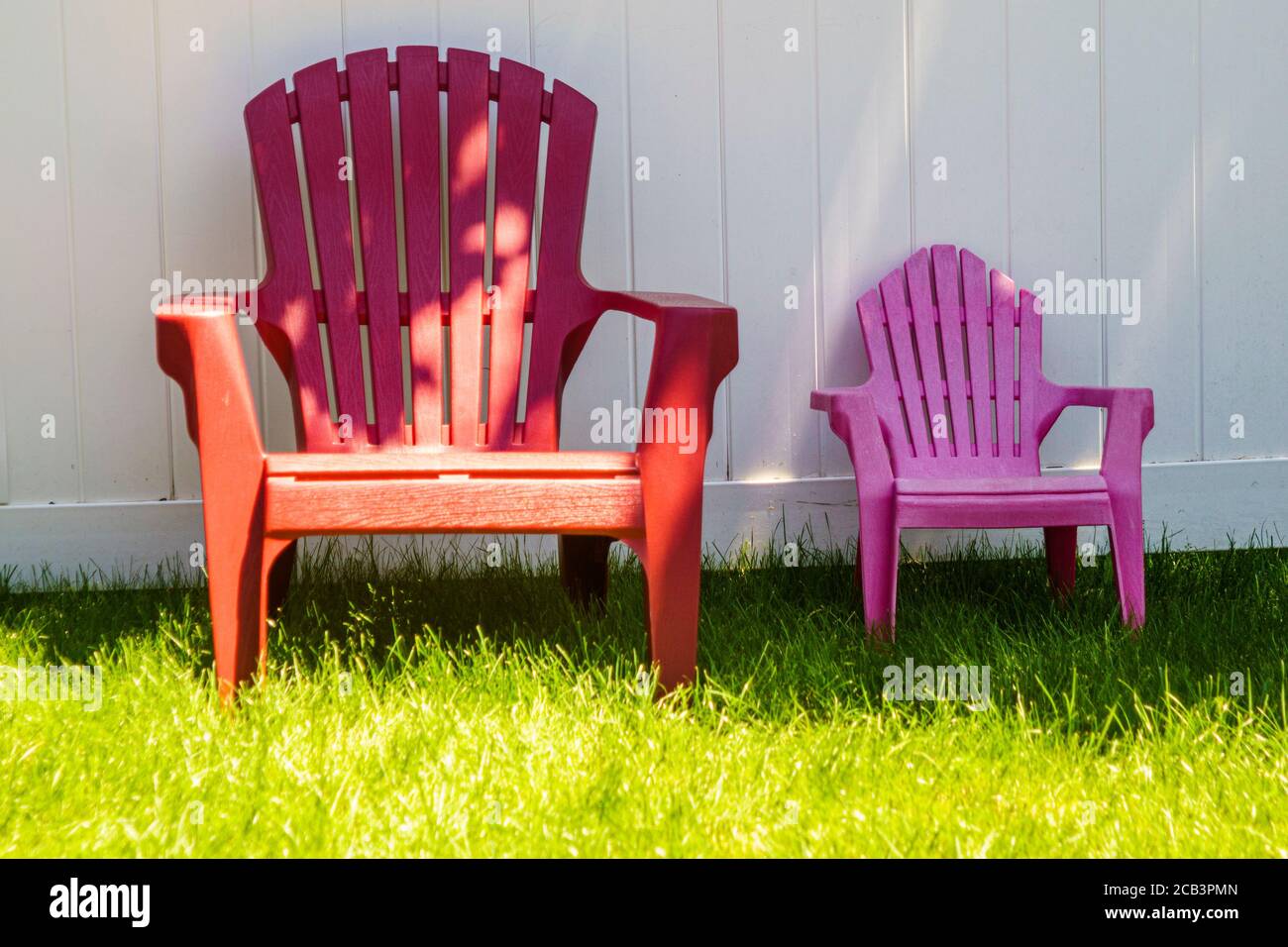 Colourful plastic chairs hi res stock photography and images Alamy