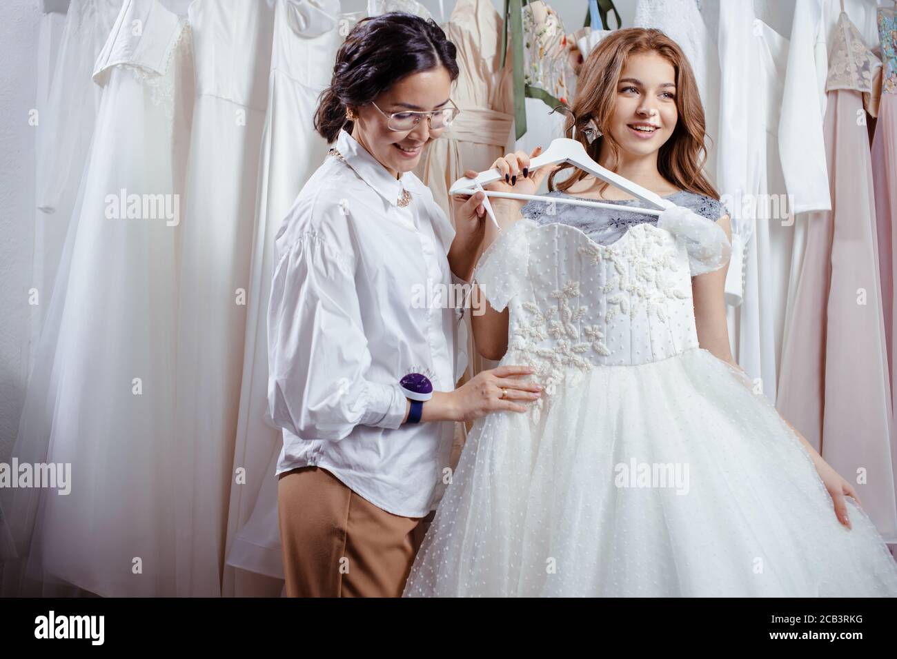 caucasian wedding dress