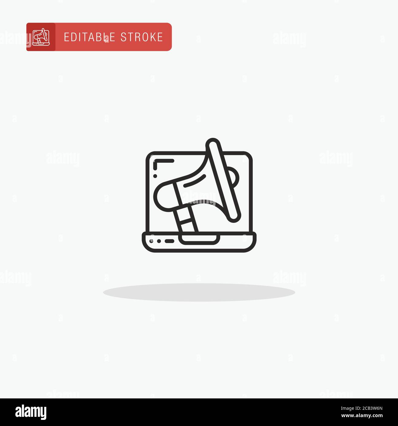 Megaphone icon vector. Megaphone icon for presentation Stock Vector ...