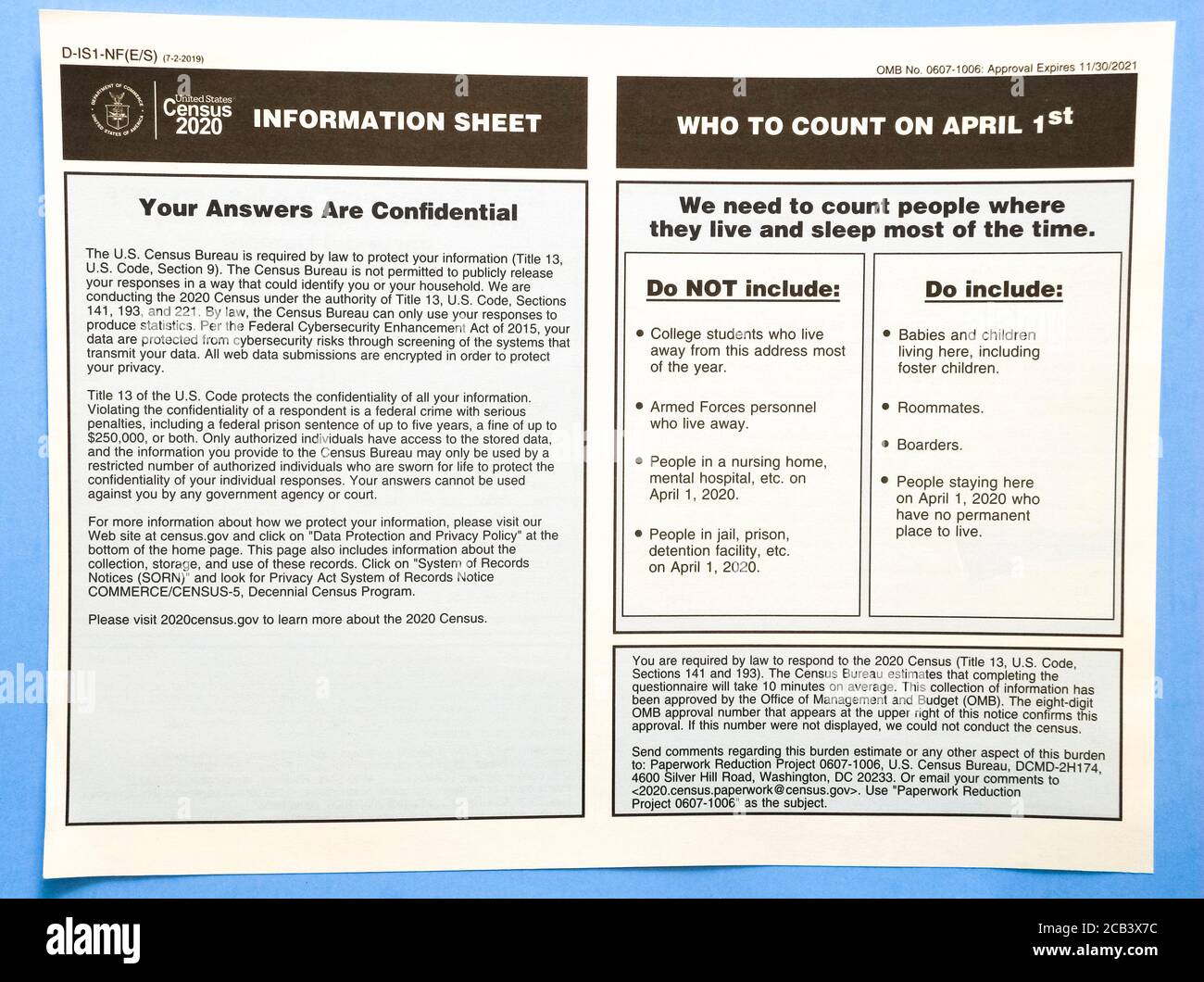 Census Survey High Resolution Stock Photography And Images Alamy