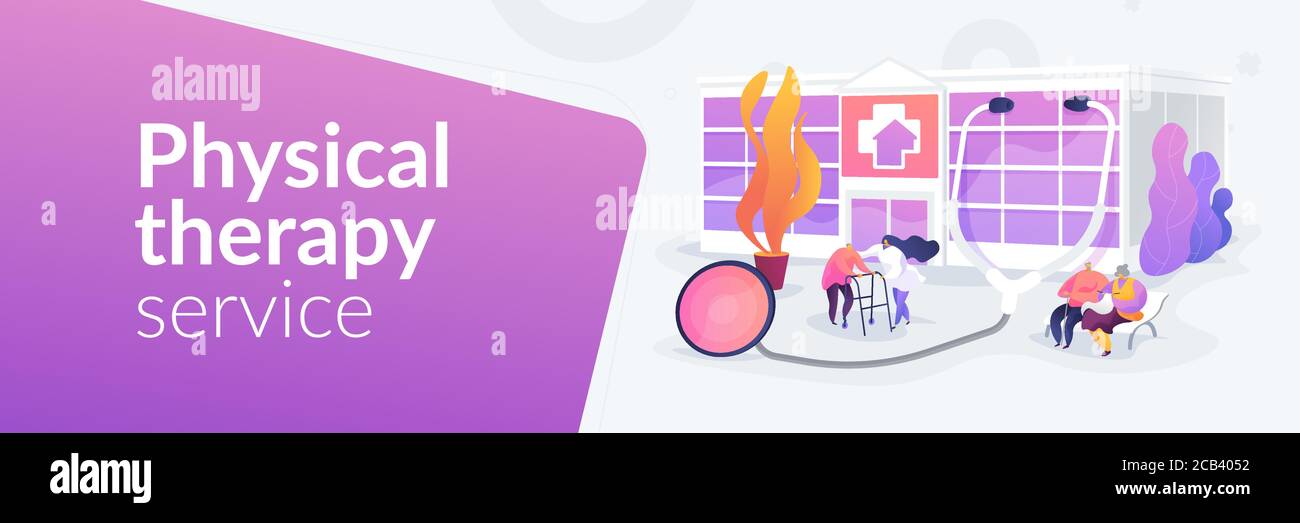 Nursing home concept banner header Stock Vector Image & Art Alamy