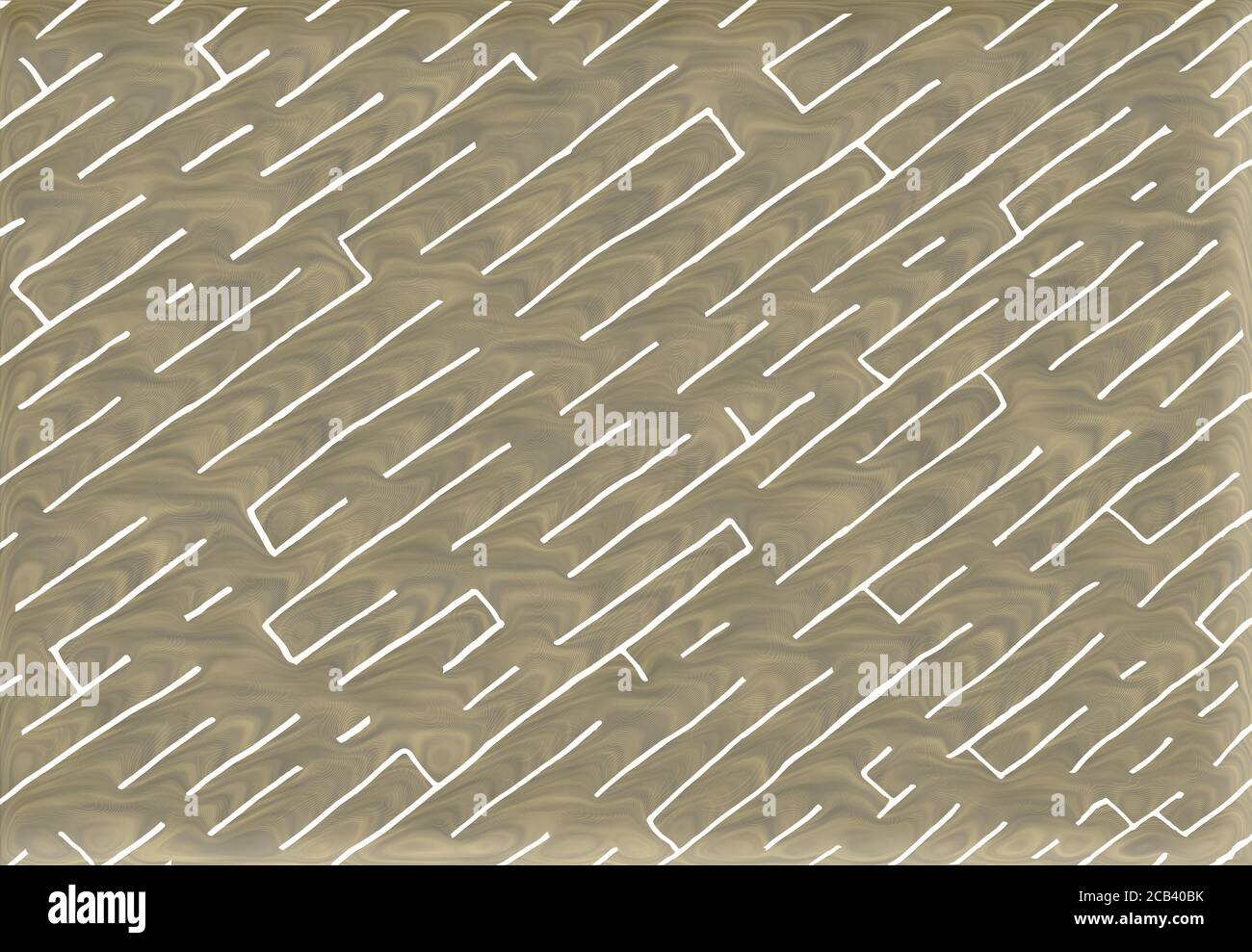 Reverse diagonal lines pattern hand drawn 3d wood base brown color ...