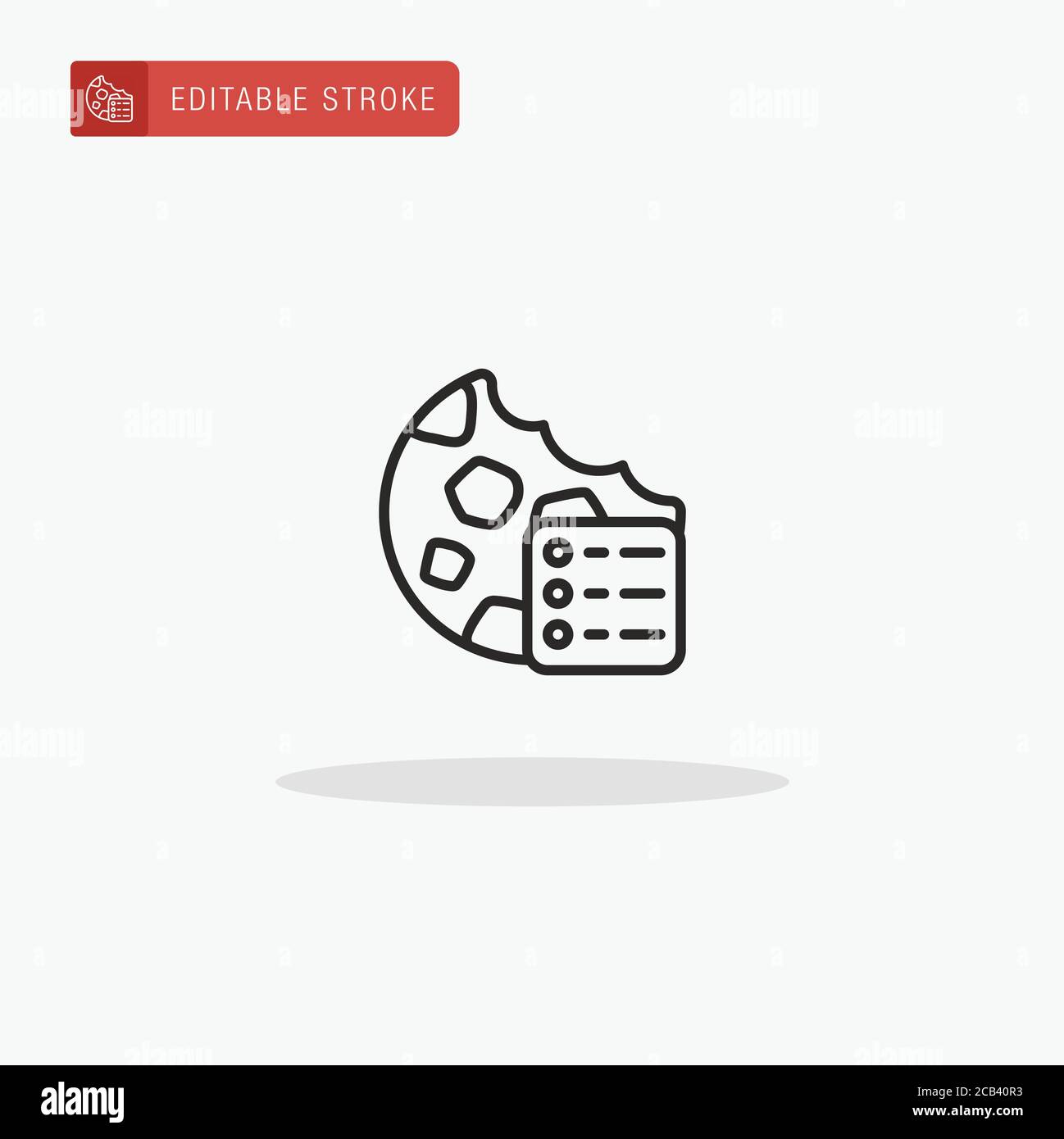 Cookies icon vector. Cookies icon for presentation Stock Vector Image ...