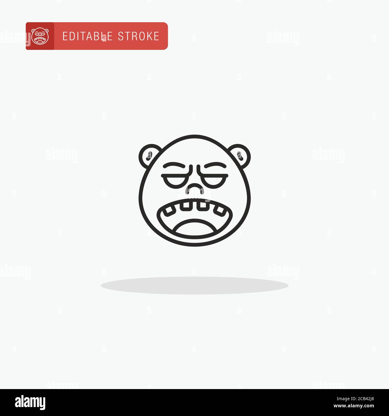 Angry icon vector. Angry icon for presentation Stock Vector Image & Art ...