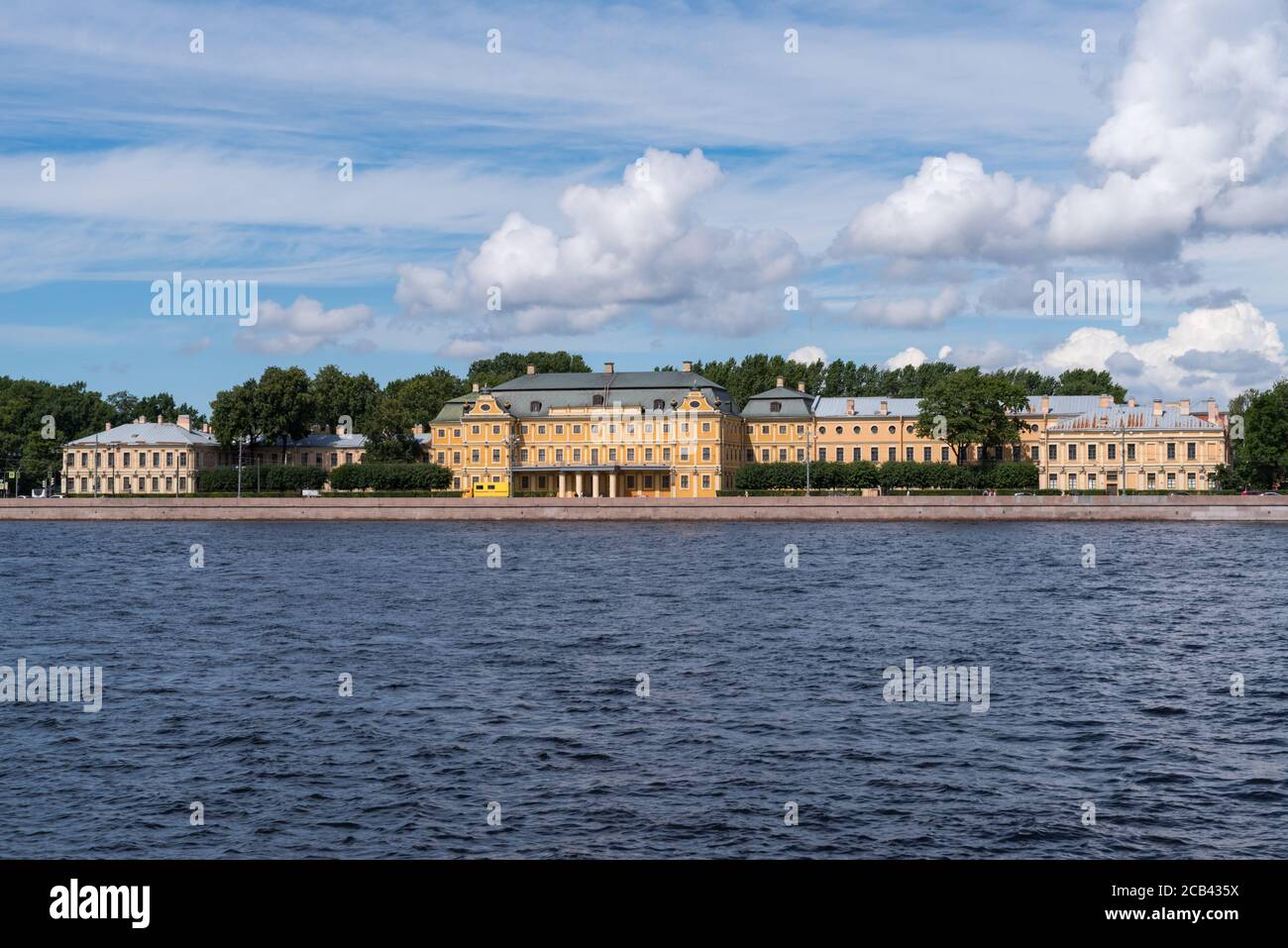 The Menshikov Palace is a Petrine Baroque edifice, situated on ...