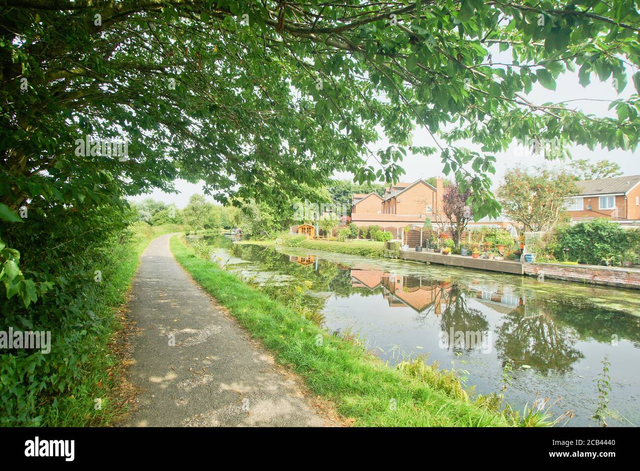 Canal in Maghull, Merseyside Stock Photo Alamy