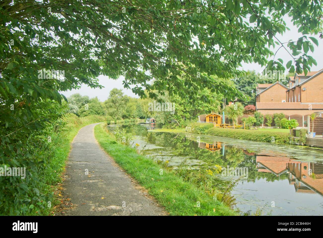 Canal in Maghull, Merseyside Stock Photo Alamy