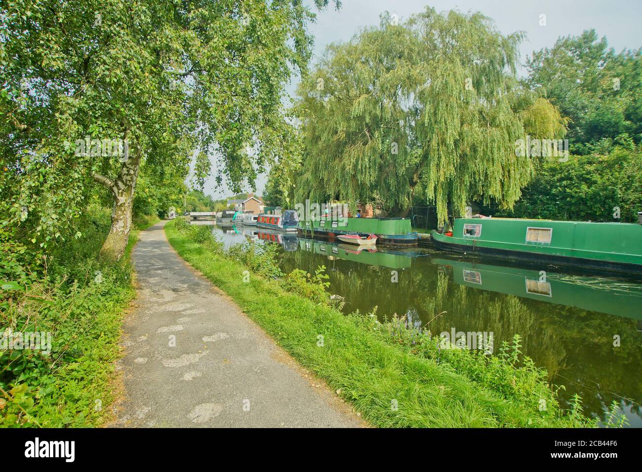 Canal in Maghull, Merseyside Stock Photo Alamy