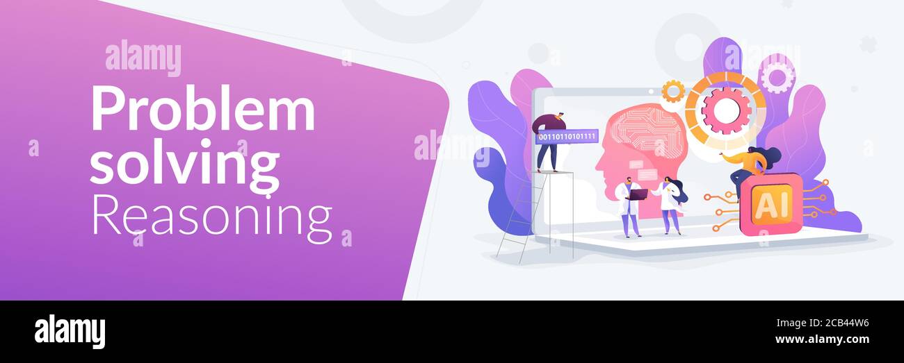 Artificial intelligence web banner concept Stock Vector Image & Art - Alamy