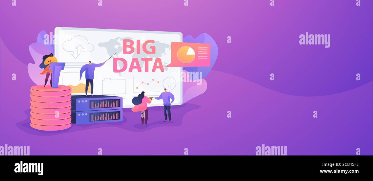 Big data conference web banner concept Stock Vector Image & Art - Alamy