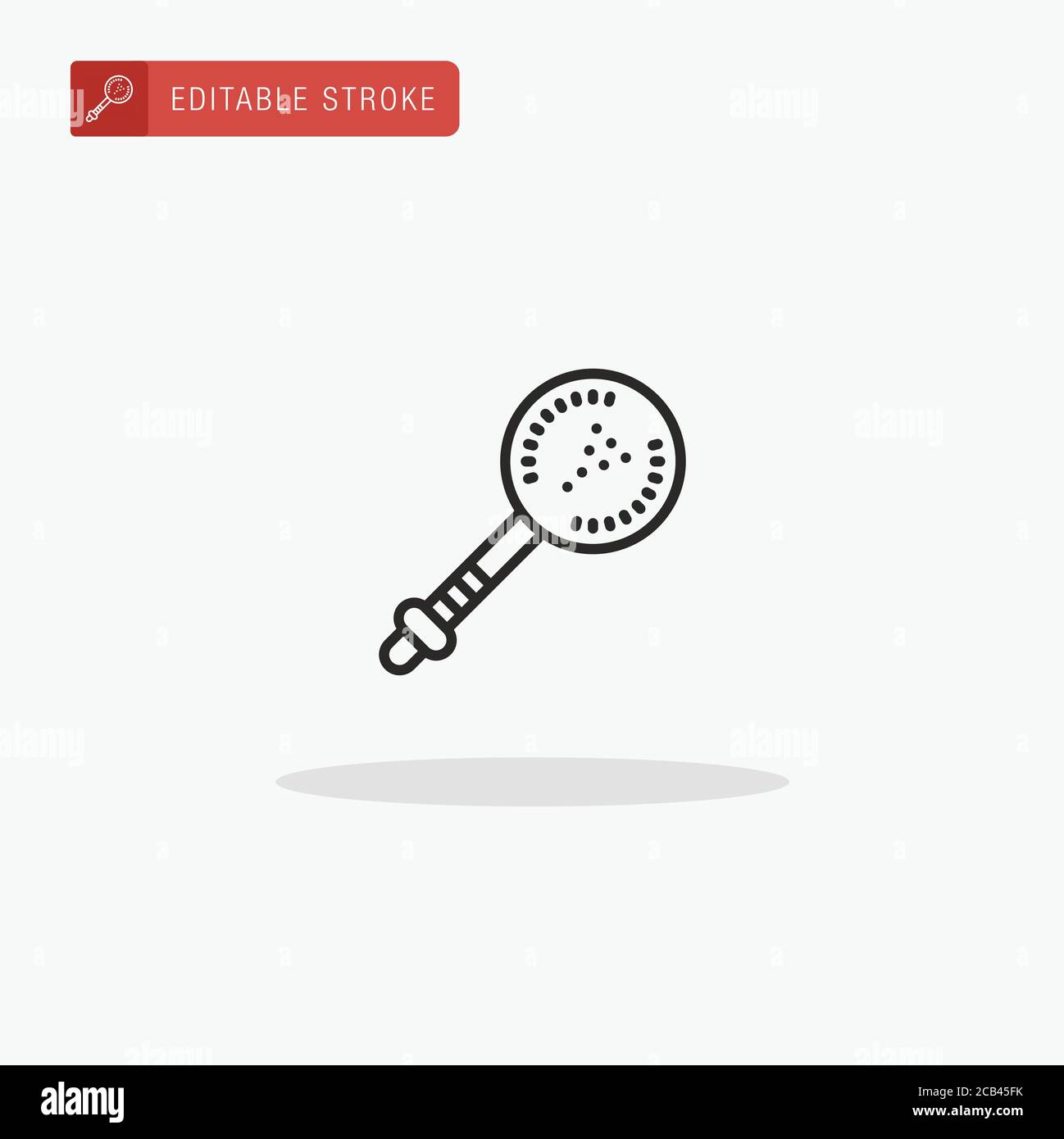 Strainer icon vector. Strainer icon for presentation. Stock Vector
