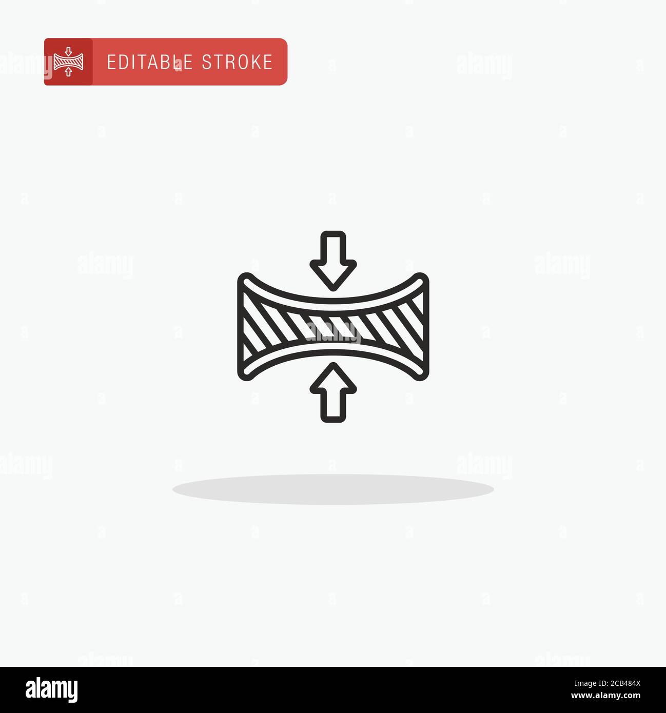 Fabric icon vector. Fabric icon for presentation. Stock Vector