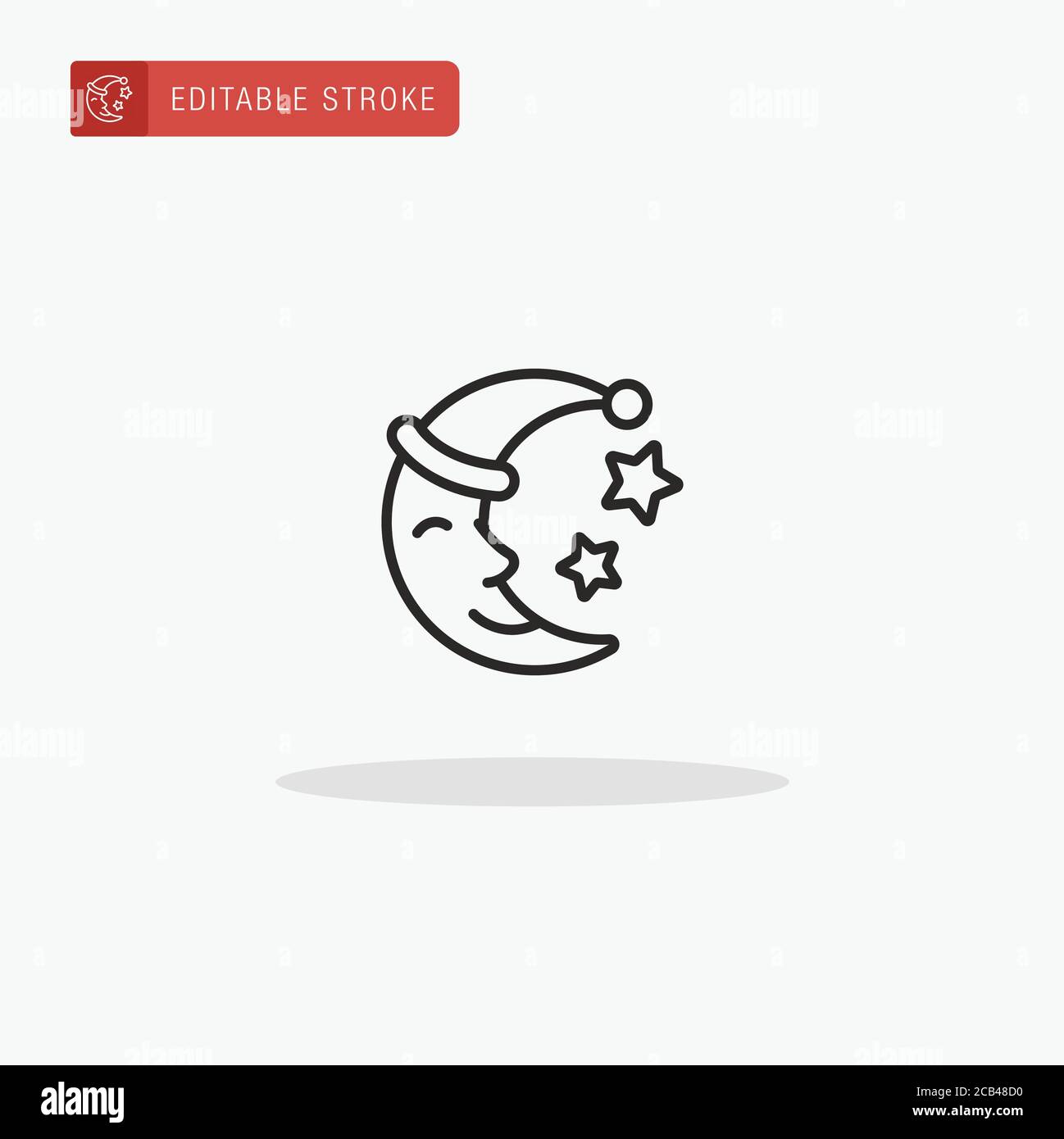 Moon icon vector. Moon icon for presentation Stock Vector Image & Art ...