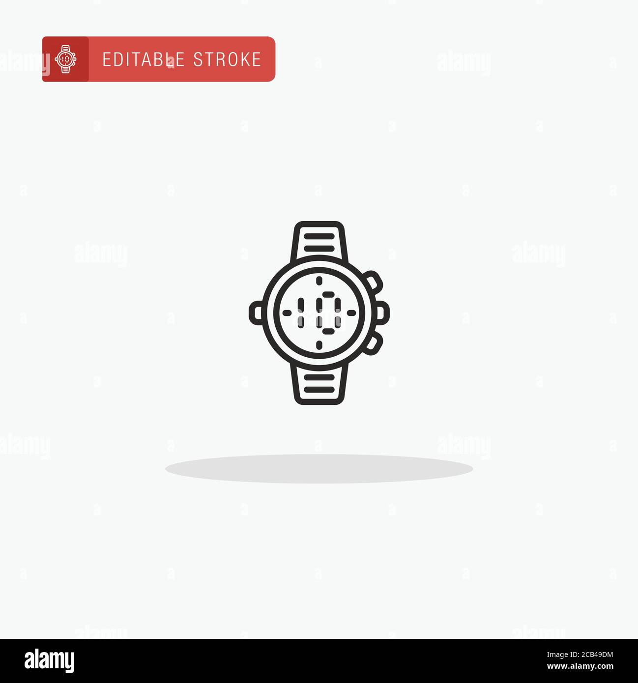 Diving Watch icon vector. Diving Watch icon for presentation Stock ...