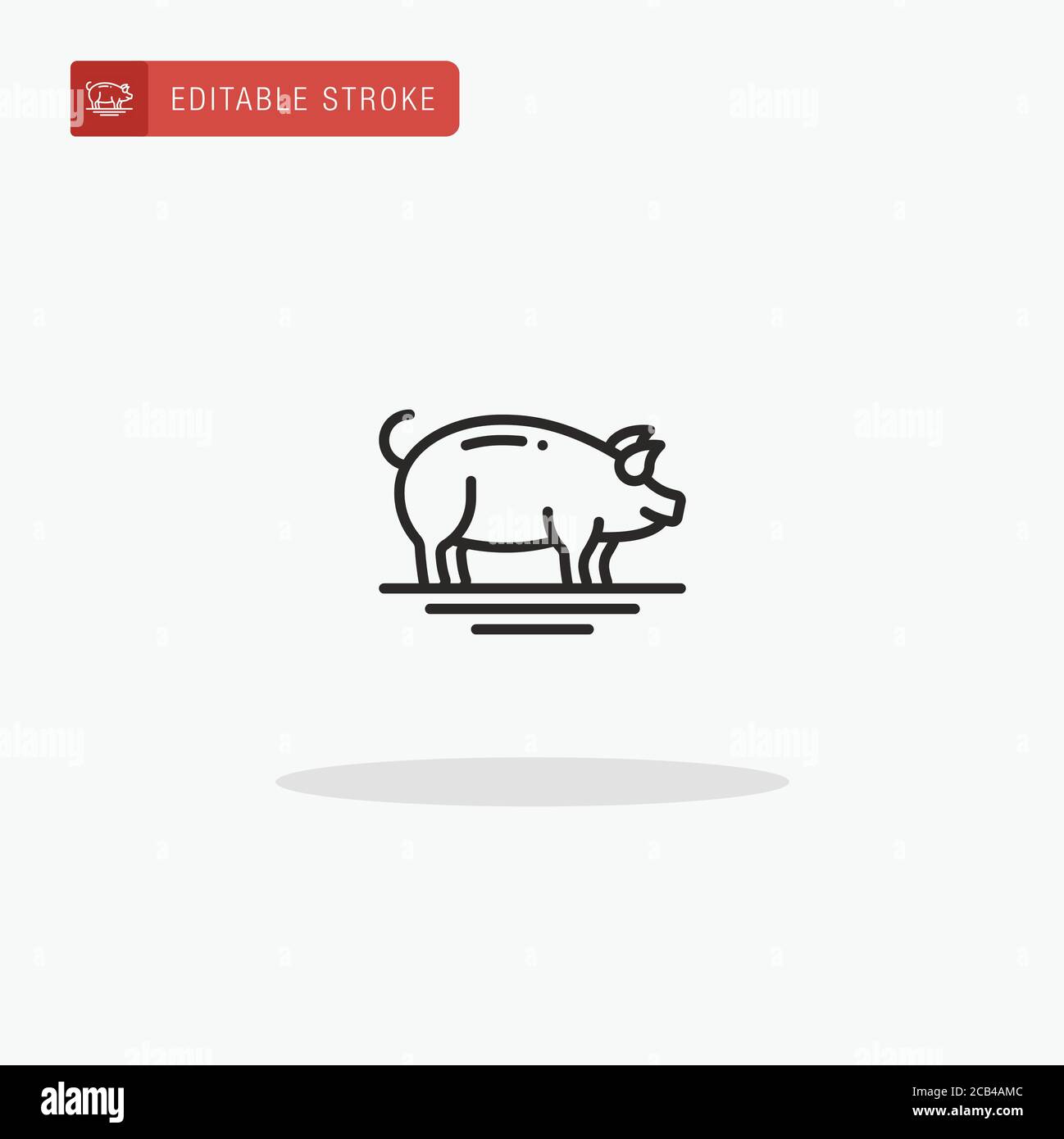 Pig icon vector. Pig icon for presentation Stock Vector Image & Art - Alamy