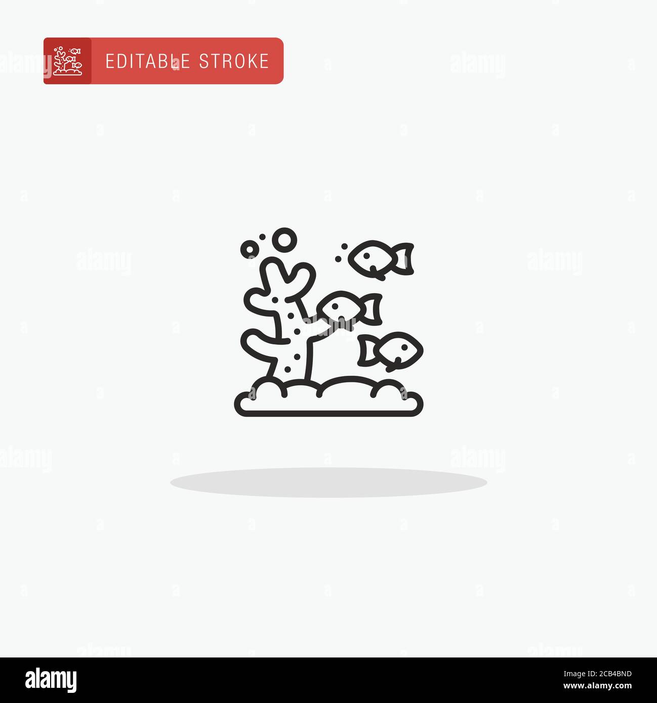 Reef icon vector. Reef icon for presentation Stock Vector Image & Art ...