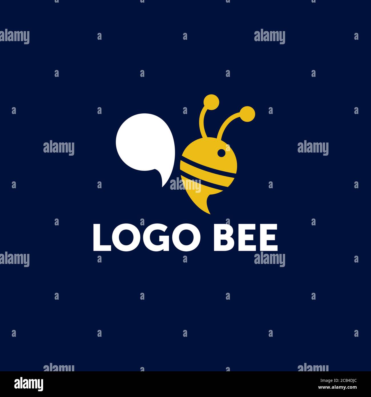 Bee Honey Logo High Resolution Stock Photography and Images - Alamy