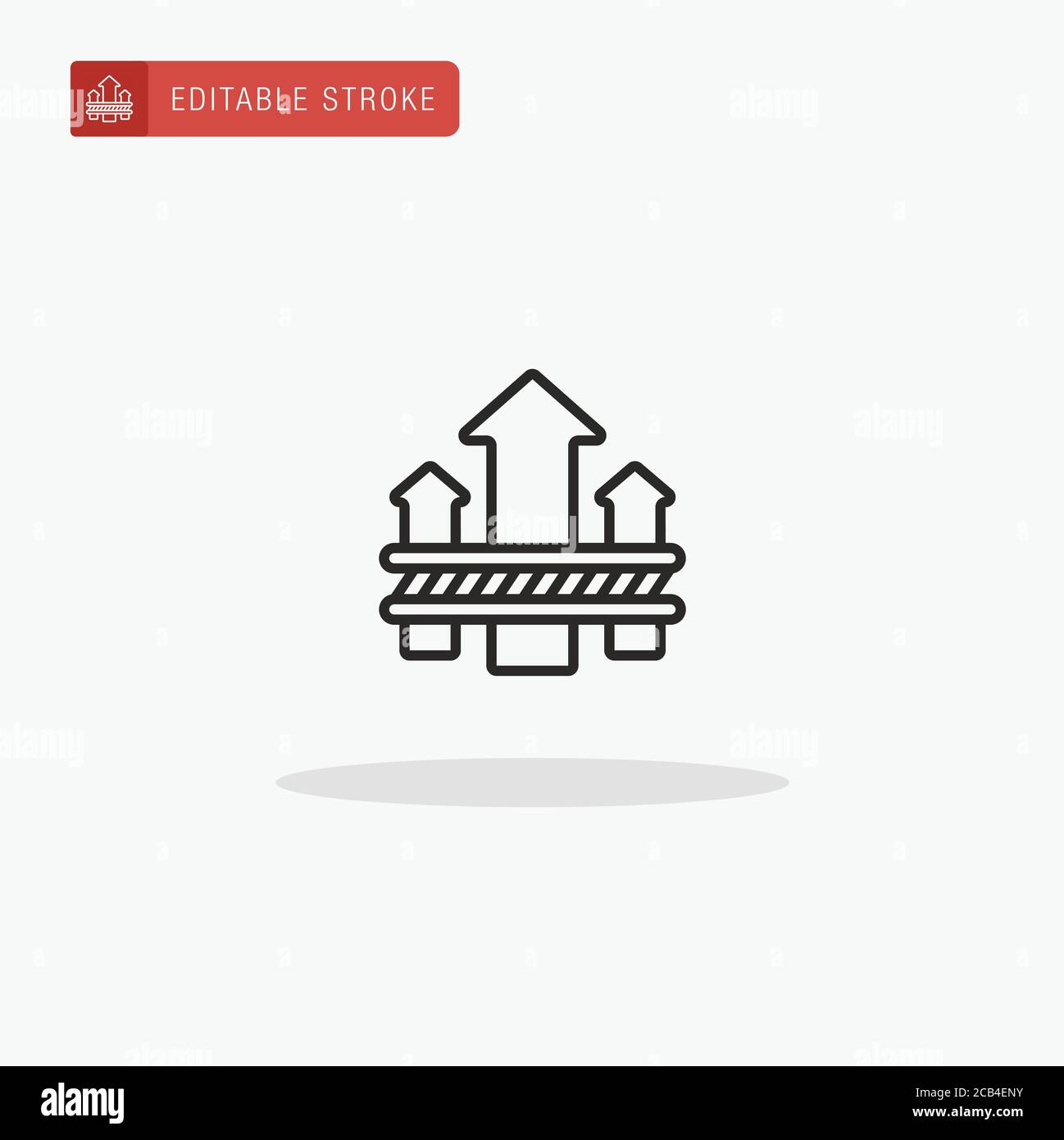 Breathable Fabric icon vector. Breathable Fabric icon for presentation. Stock Vector