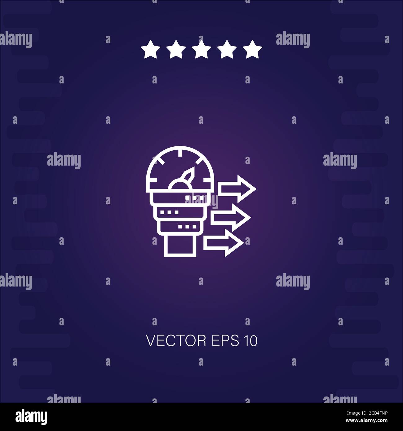 velocity vector icon modern illustration Stock Vector Image & Art - Alamy