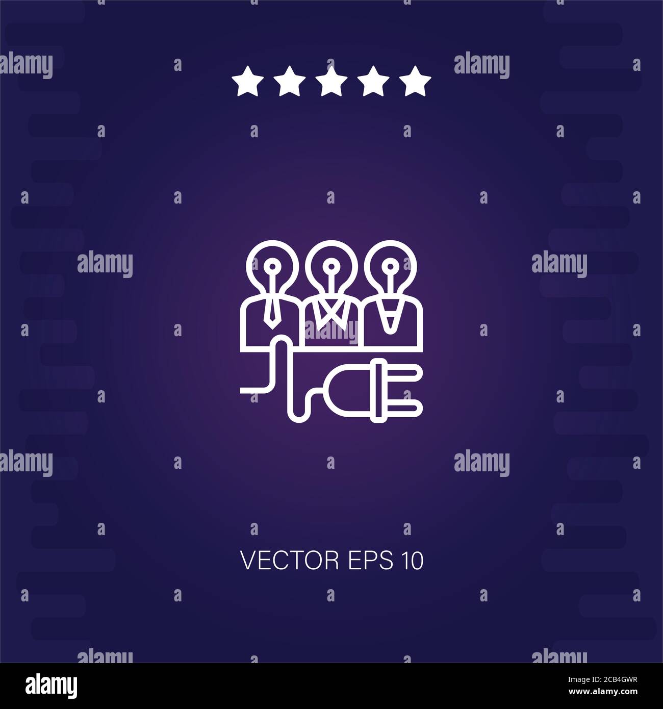 brainstorm vector icon modern illustration Stock Vector Image & Art - Alamy