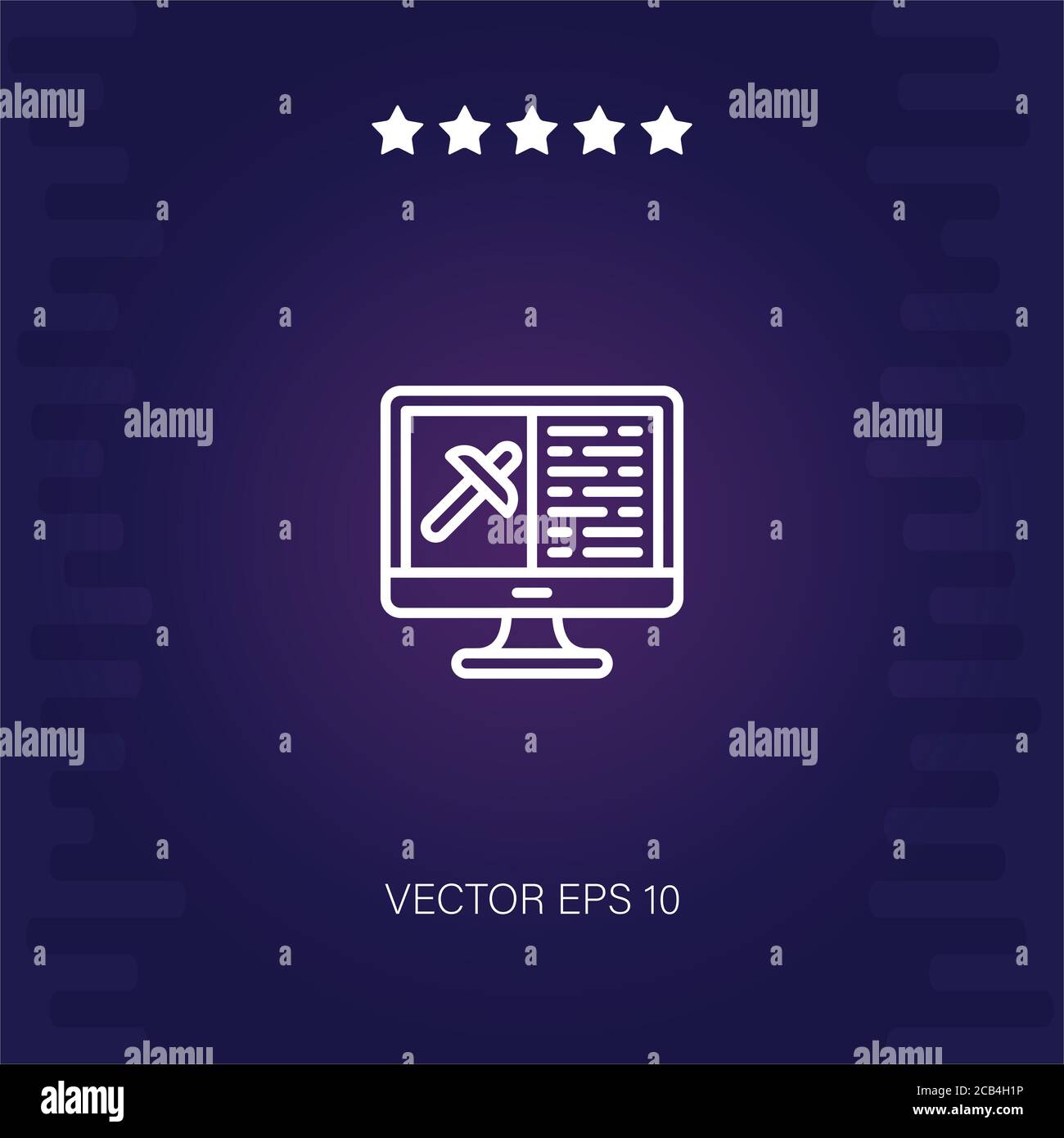 data mining vector icon modern illustration Stock Vector
