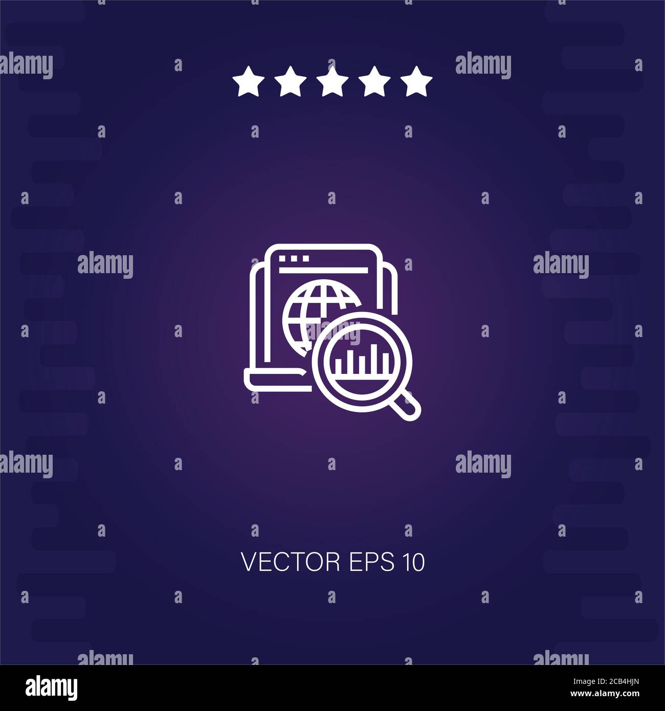 web vector icon modern illustration Stock Vector