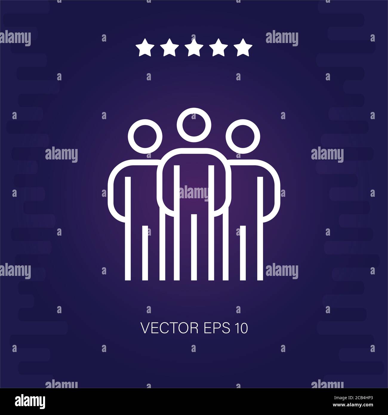 team vector icon modern illustration Stock Vector Image & Art - Alamy