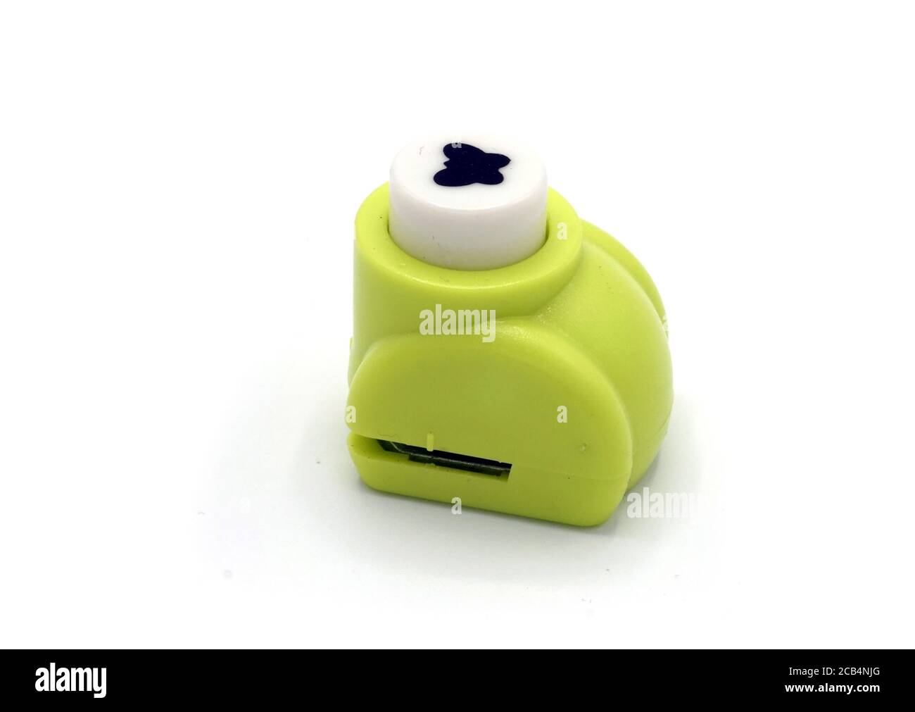 Paper craft punch isolated on a white background Stock Photo