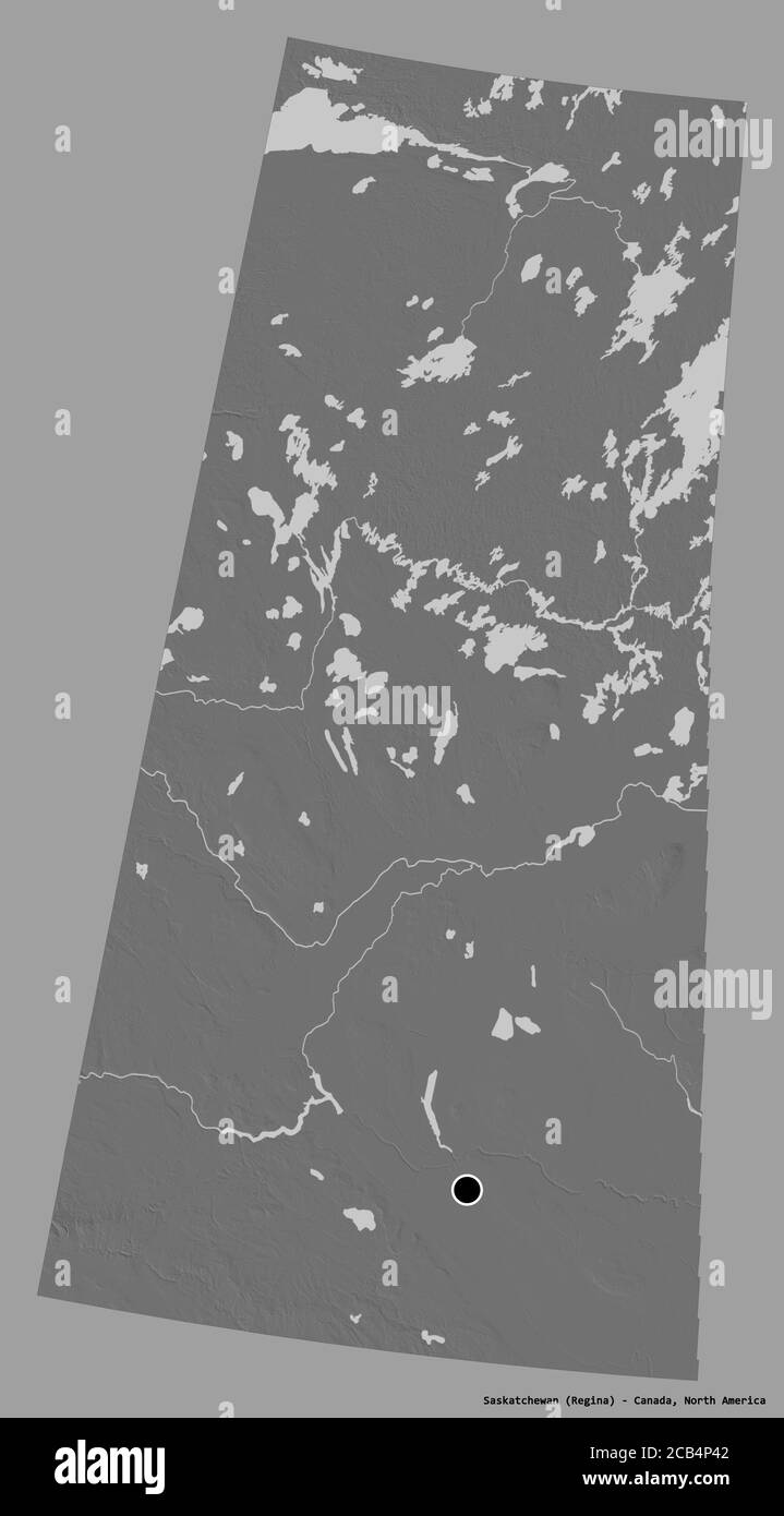Saskatchewan province map Black and White Stock Photos & Images - Alamy