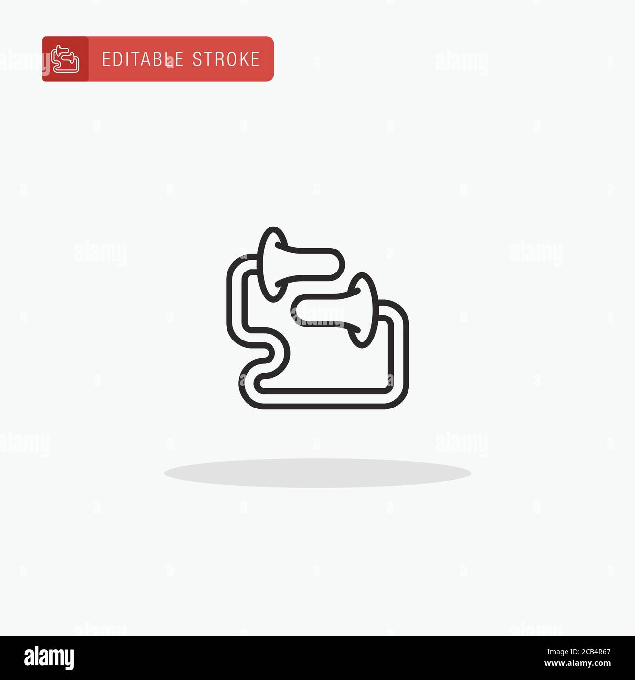 Ear Plug icon vector. Ear Plug icon for presentation. Stock Vector