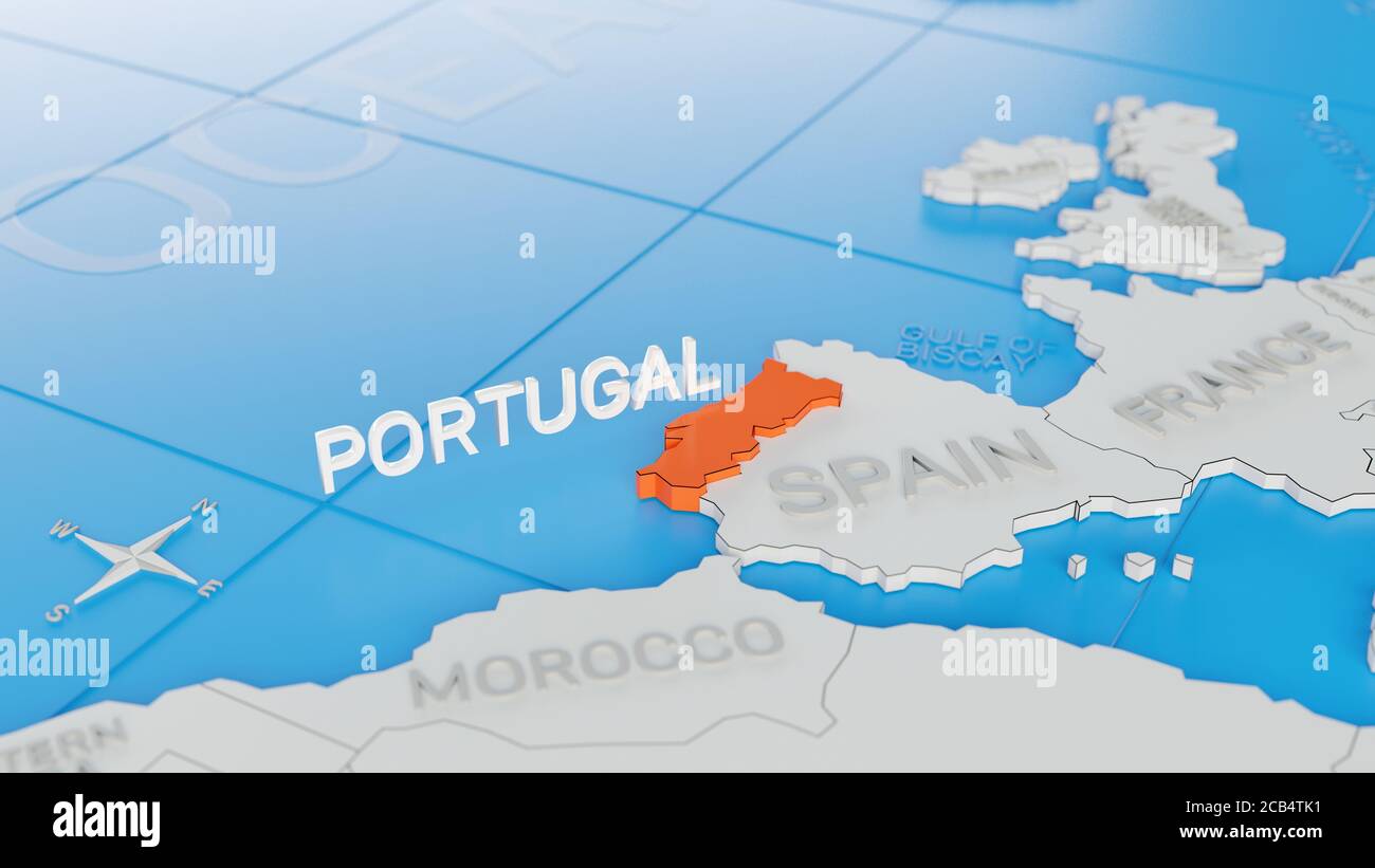 6,029 Spain Portugal Map Images, Stock Photos, 3D objects