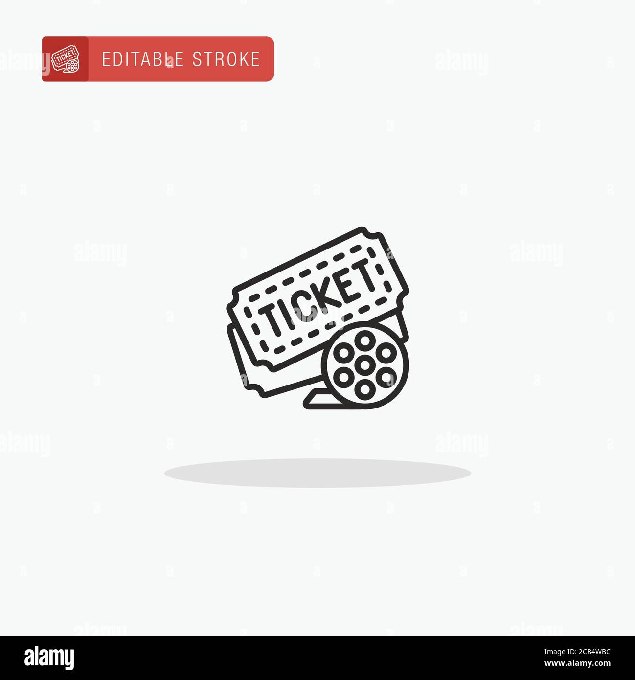 Movies icon vector. Movies icon for presentation Stock Vector Image ...