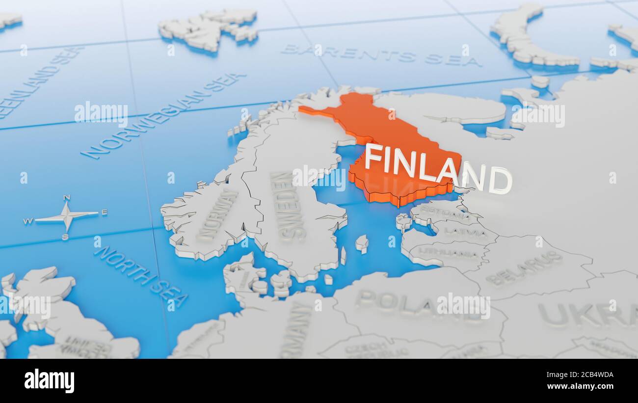 Finland World Map