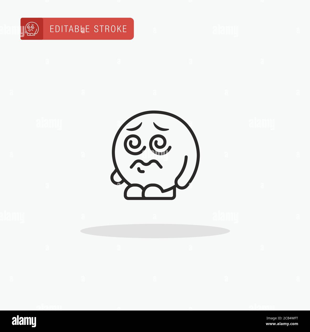 Dizzy icon vector. Dizzy icon for presentation Stock Vector Image & Art ...