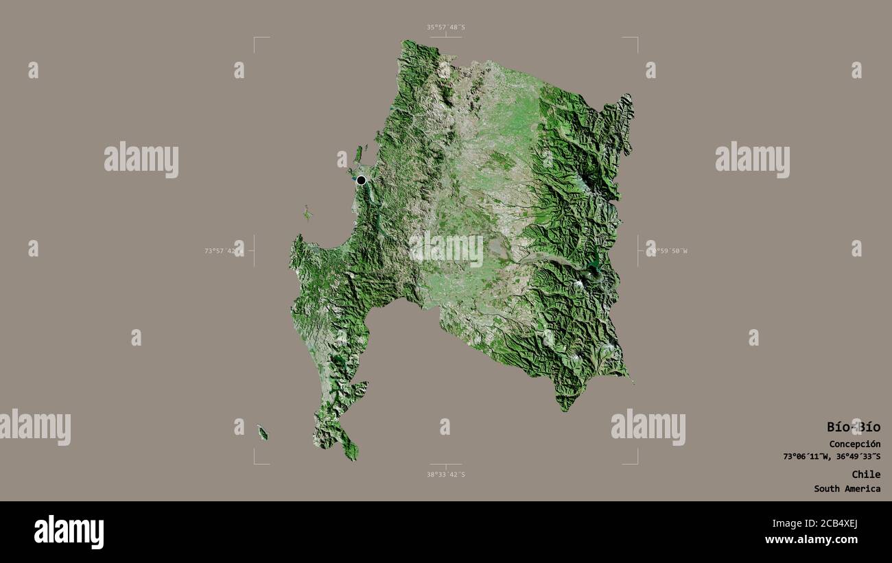 Bio bio chile map geography hi-res stock photography and images - Alamy
