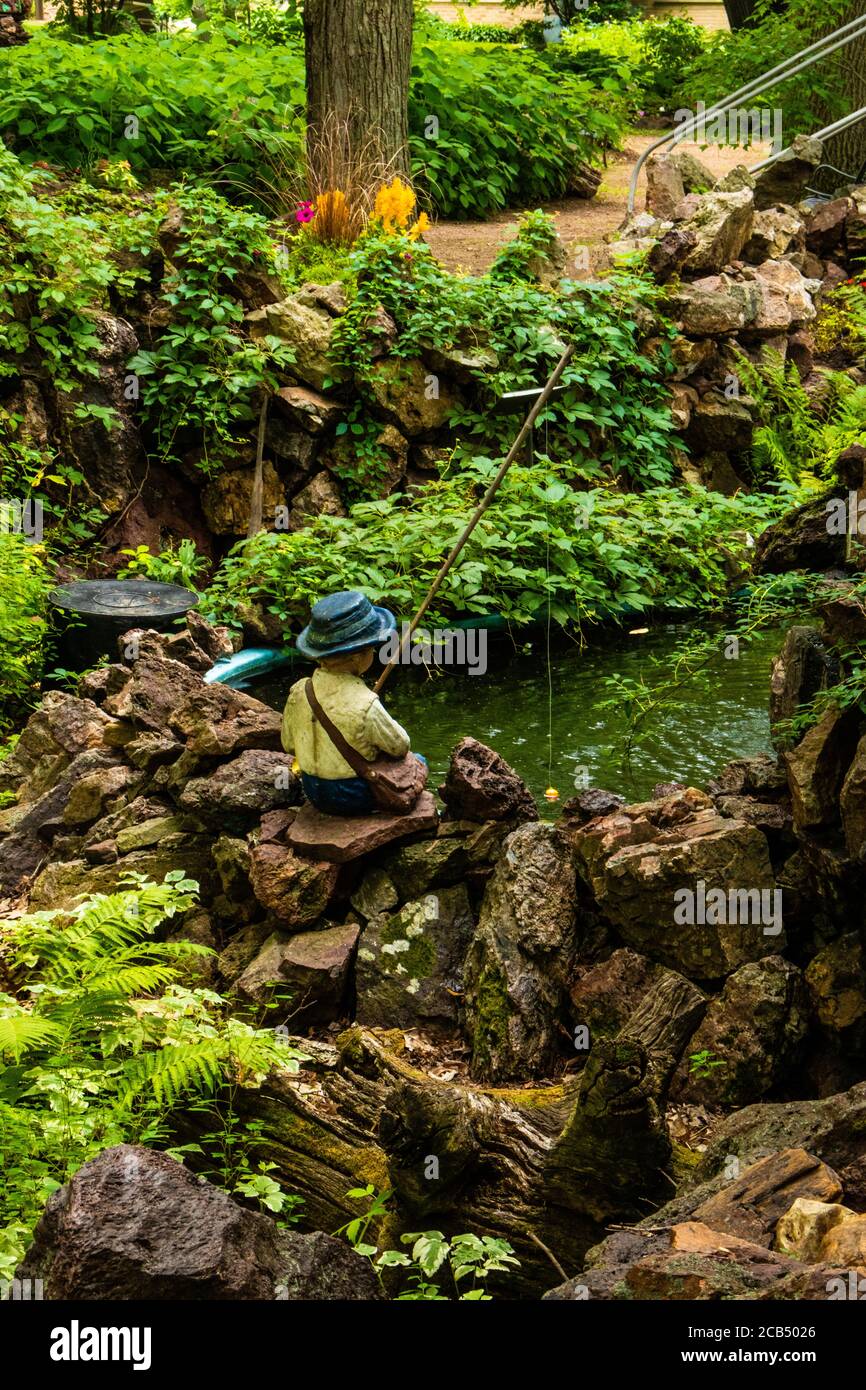 Grotto Gardens; Rudolph, Wisconsin Stock Photo Alamy