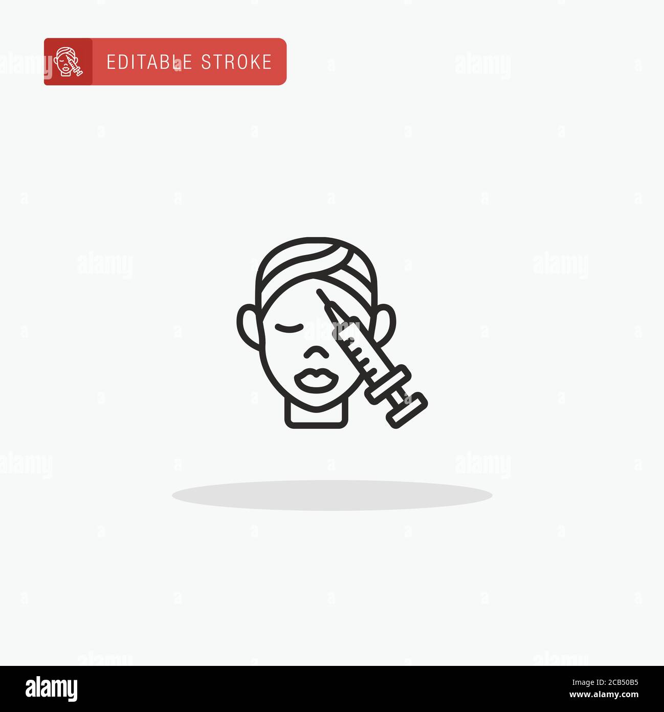 Mesotherapy icon vector. Mesotherapy icon for presentation. Stock Vector