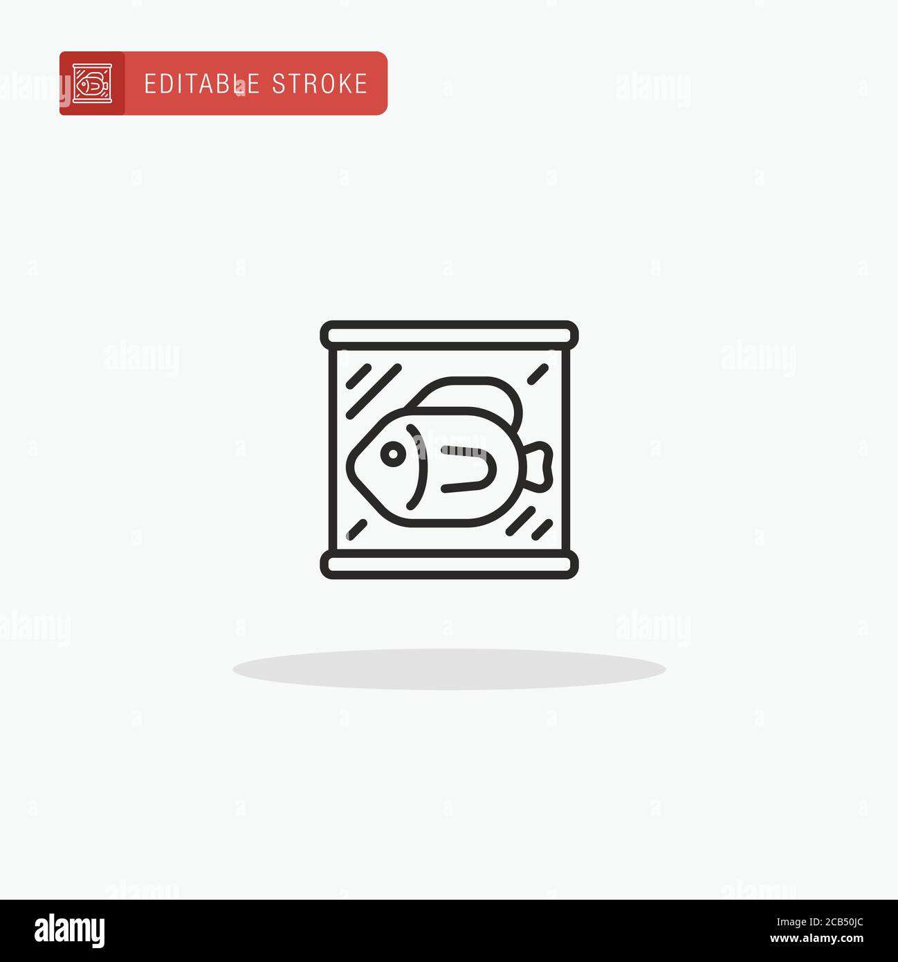 Aquarium icon vector. Aquarium icon for presentation. Stock Vector