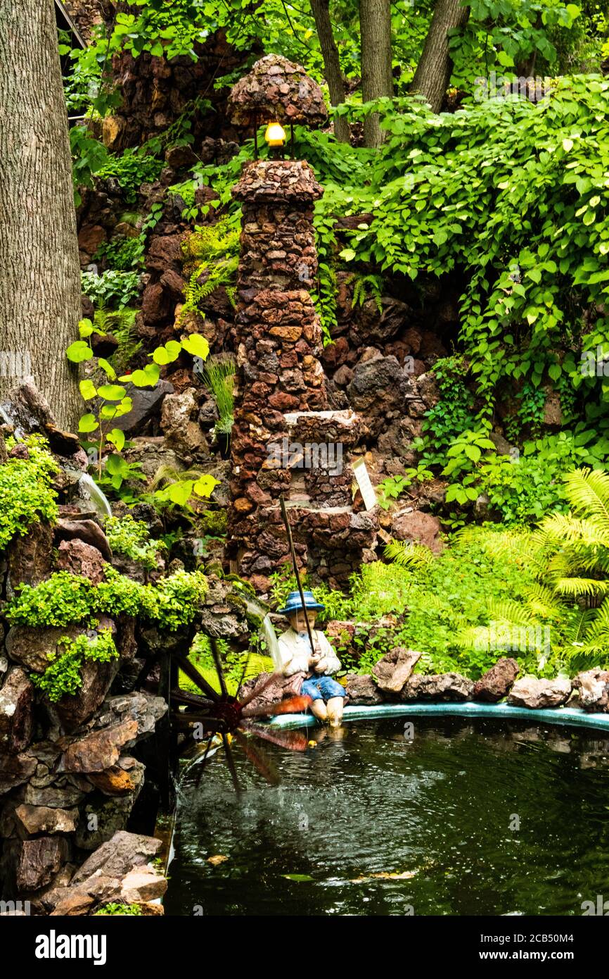 Grotto Gardens; Rudolph, Wisconsin Stock Photo Alamy