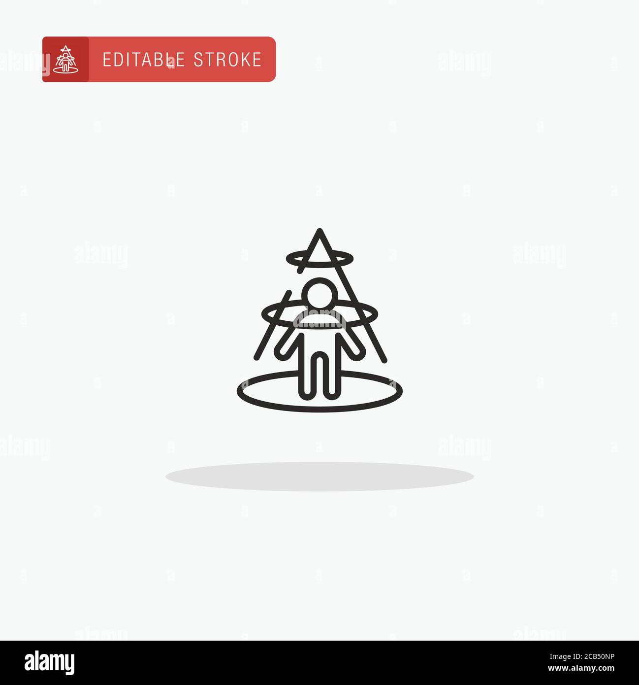 Cartoon illustration alien ufo abducting hi-res stock photography and ...