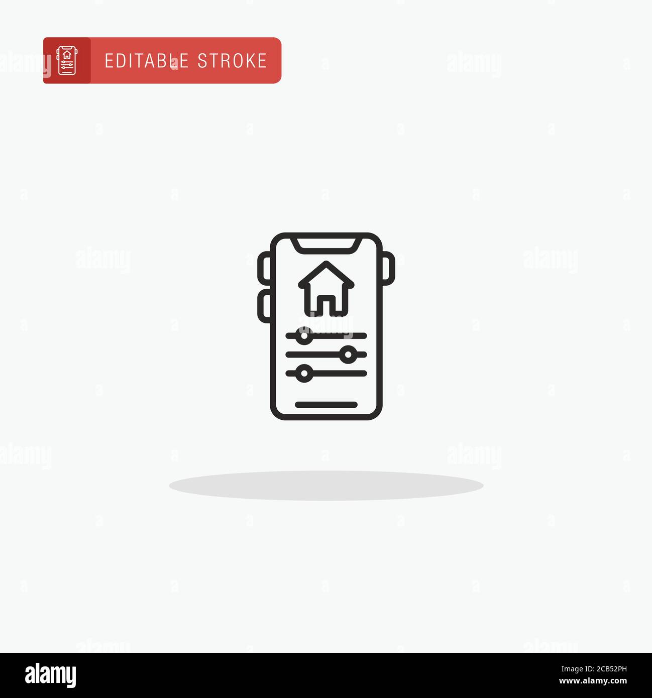 Domotics icon vector. Domotics icon for presentation. Stock Vector