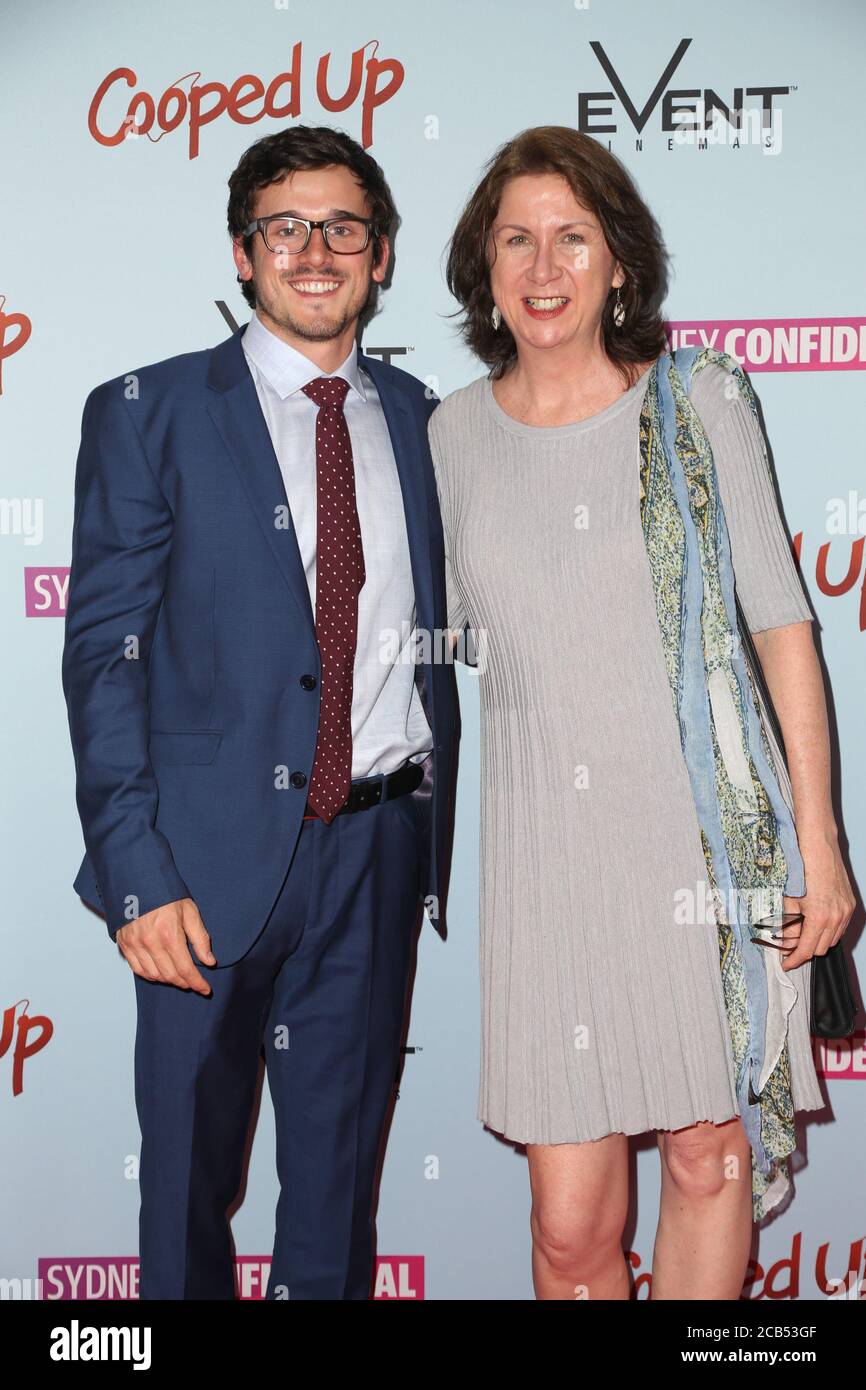 Tbc attends the world premiere red carpet of cooped up at event cinemas