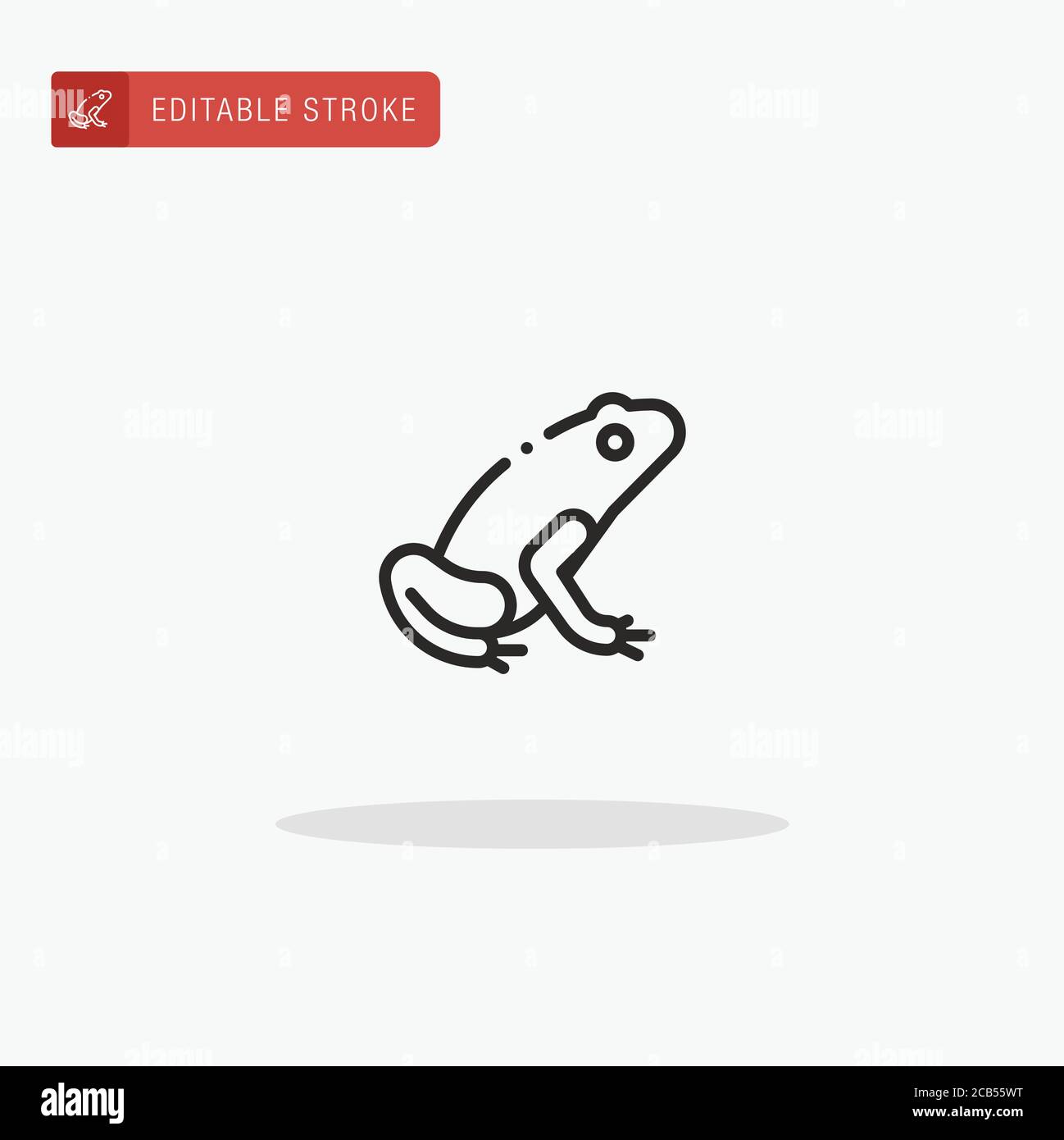Frog icon vector. Frog icon for presentation Stock Vector Image & Art ...