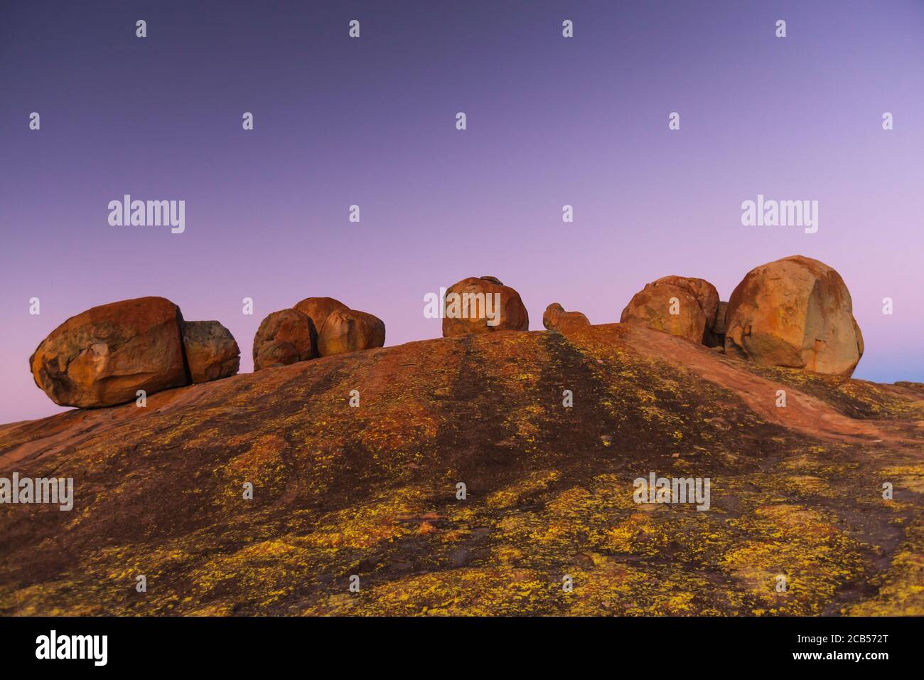 Matobo hills, dramatic natural rock formations, at hilltop 
