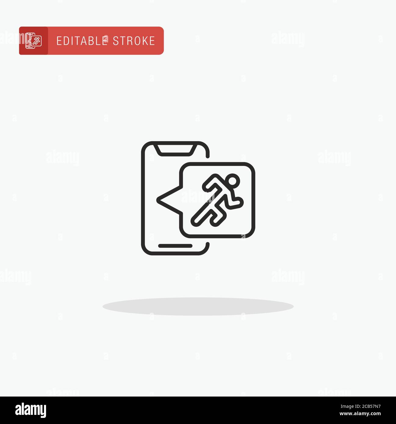 Running icon vector. Running icon for presentation Stock Vector Image ...