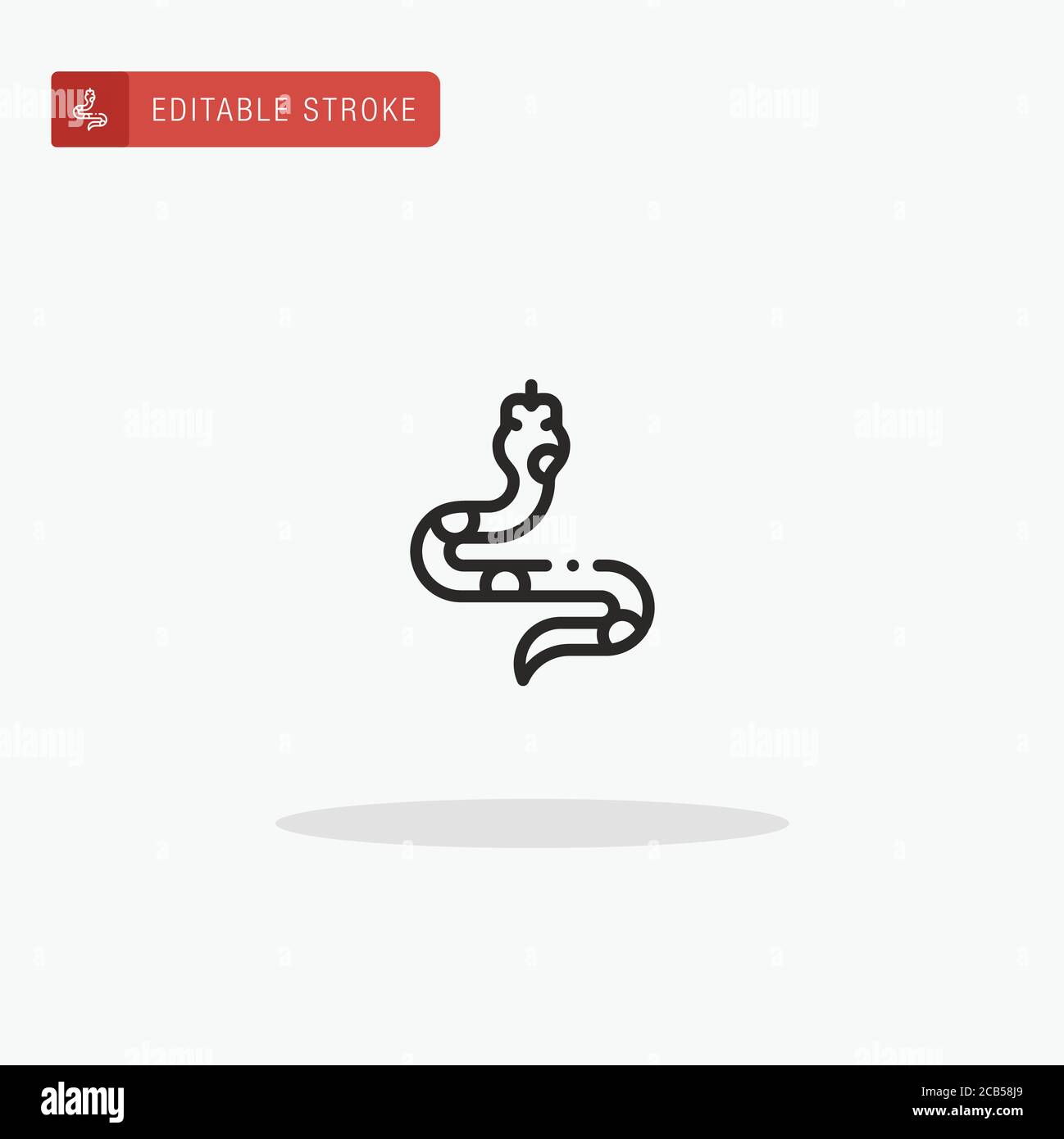 Snake icon vector. Snake icon for presentation Stock Vector Image & Art ...