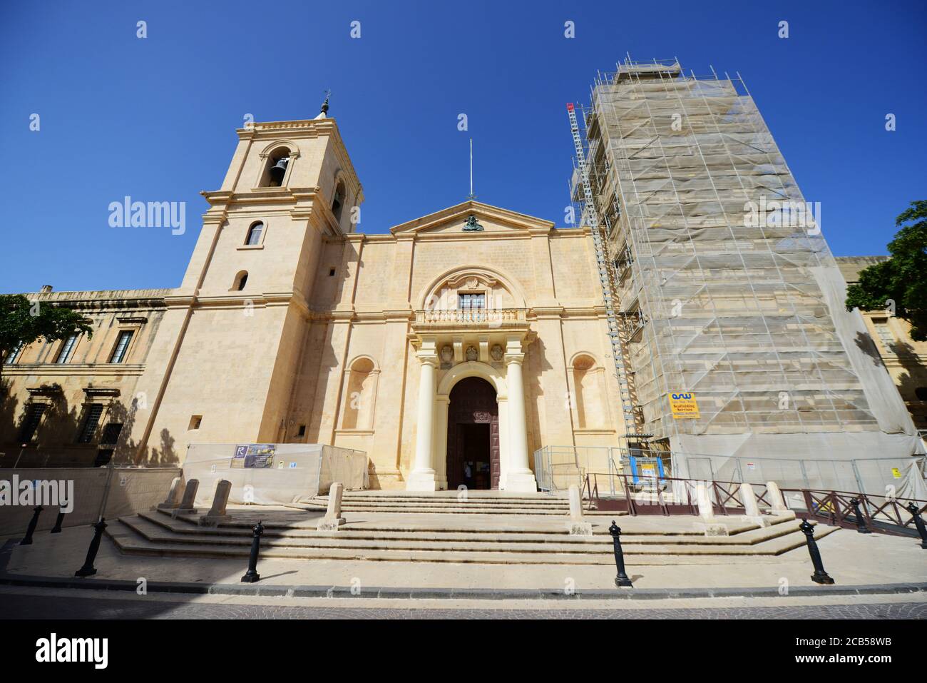 St. John's Co-Cathedral in Valletta, Malta. Stock Photo